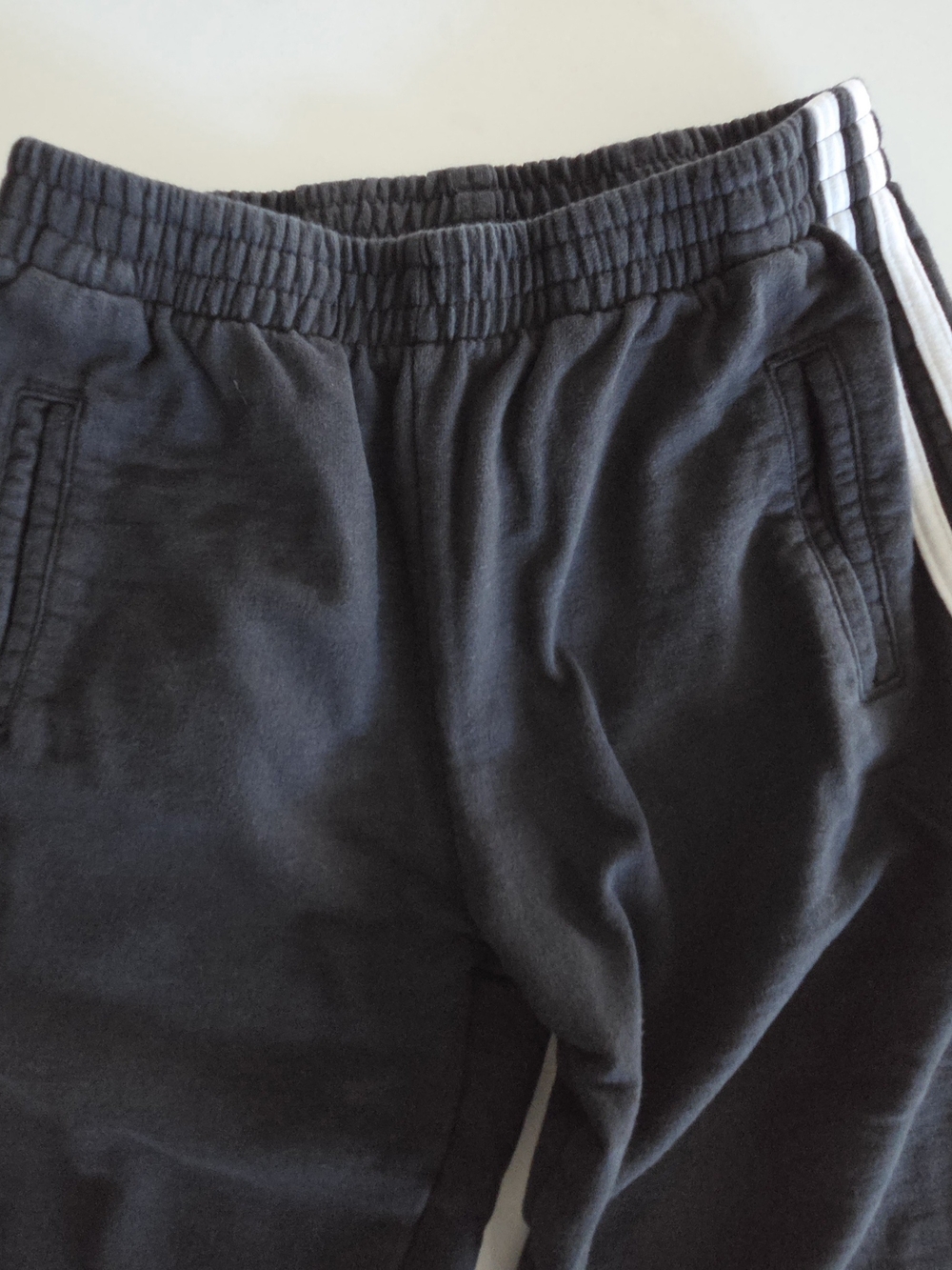 J. Galt Black Track Joggers with Side Stripes - Picture 2 of 5